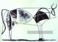 L’État du Taureau VII 1945 cubiste Pablo Picasso